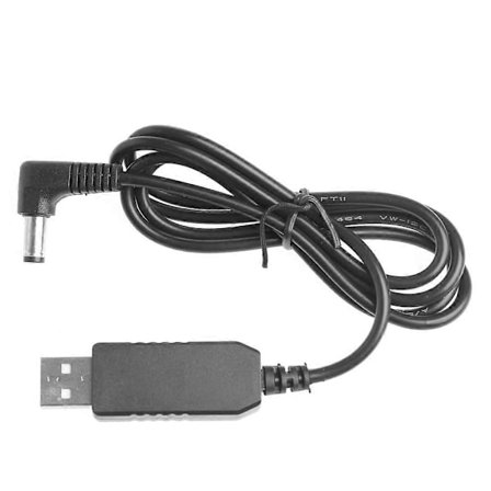USB - DC 5,5 mm virtajohto 5V pyöreäliitin latausjohto DC-virtakaapelille C