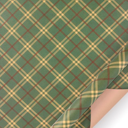 Firkantet julegaveindpakningspapir, 50 cm x 70 cm rullepakke Kr