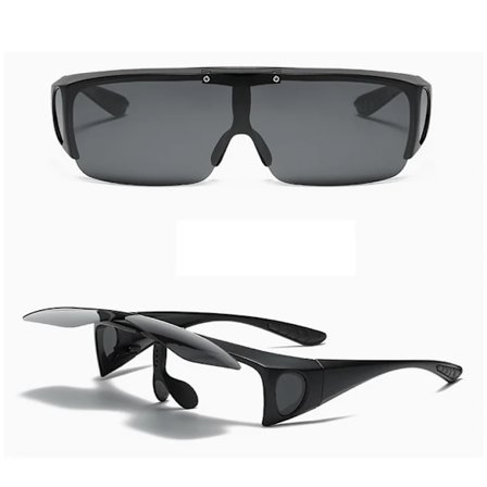 Nya Polariserade Solglasögon för Män, Körning, Fiske, Skydd för Myopiglasögon, Flip Polaroid Solglasögon Oculos De Sol Masculino