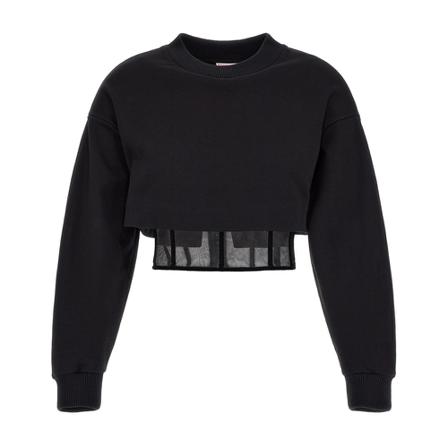 Alexander McQueen, Sweatshirts Zwart, Dames, Maat:M