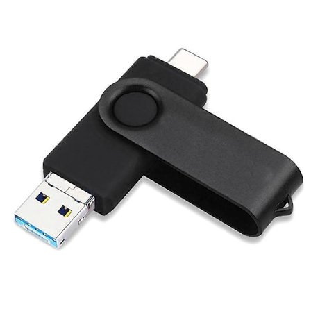 3-i-1 USB-minne Typ-c+-usb+usb3.0 Snabb Läshastighet Mini Minnessticka U Disk Otg-64g