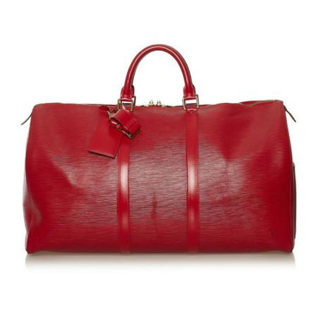 Louis Vuitton Vintage, Weekend Bags Rood, unisex, Maat:ONE Size