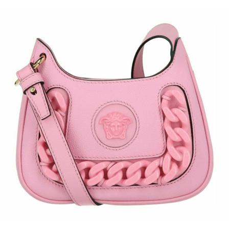Versace - Axelremsväskor - Rosa - Dam - Storlek: One Size, Dam, Storlek: ONE SIZE