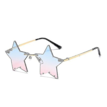 1 par stjerneformede briller festbriller personlighed modebriller(A)