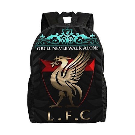 Liverpool Rygsæk Teenager Skoletaske Lærred Notesbog Rygsæk Taske Unisex-hjka1985