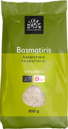 Urtekram Ris basmati hvide Ø 500 g, Helse & Madvarer, Pasta, Ris & Bælgfrugter, Ris