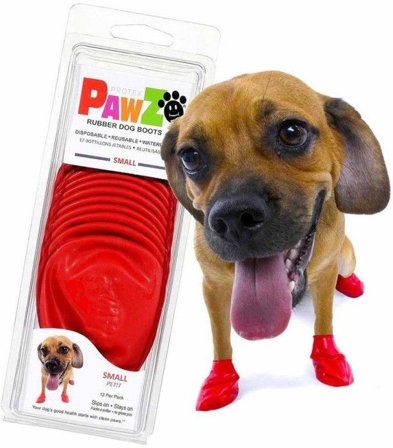 Pawz Dog Boots Color Red S