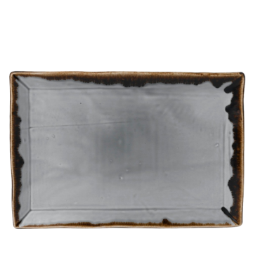 Tallrik Harvest Grå Rekt.