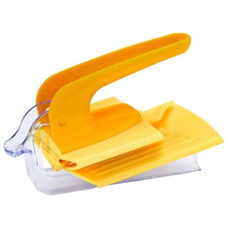 Lattia- ja höyrypuhdistustarvikkeet Maidonpullon kädenpuristus Kotitalouspullon muovikahva Suljinpidikkeellä Keltainen Yksi pakkaus Läpinäkyvä 