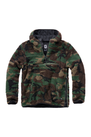 Giacca Brandit Teddyfleece Worker Woodland M