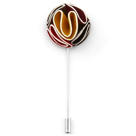 Floare de rever camelie multicoloră pentru bărbați - Ace de rever cu floare