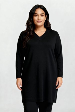 CISO - Strik Kjole - Sort