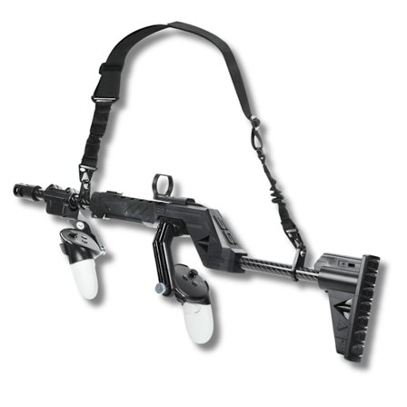 VORTEX VR-riflekontrolleradapter for Meta Quest 3 / Quest 3S – Realistisk VR-våpenskolbe for skytespill – Ergonomisk immersionsgrep med hurtigmagnetis