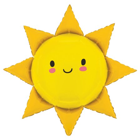 Folieballong Glad Sol