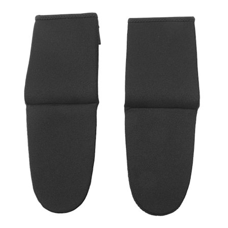 3mm dykkersokker - Neopren vandsko med fuld ankelbeskyttelse - Anti-slip strandsokker til svømning, dykning og vandsport - Sort - L