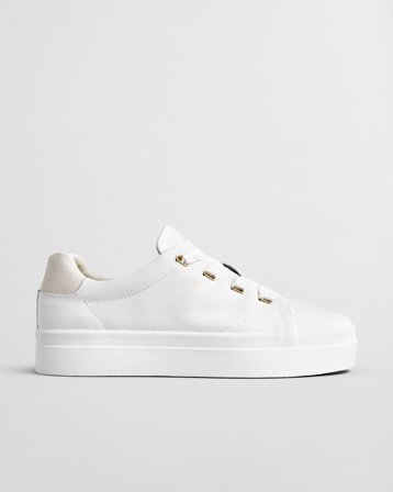 GANT Damen Avona Sneaker aus Leder (39) Weiß