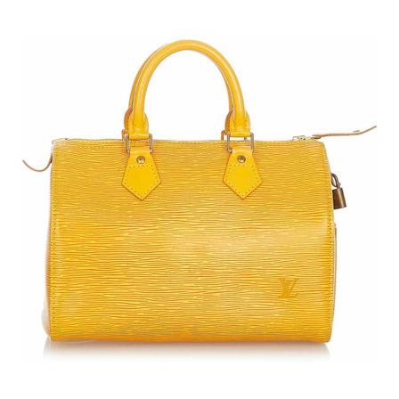 Louis Vuitton Vintage, Pre-owned Handbag Geel, Dames, Maat:ONE Size
