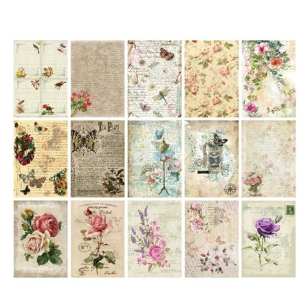 Scrapbookingpapper Flower Appreciation – 30 ark med blomstermotiv