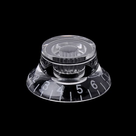 1st Knapp Vred Klockform Gitarr Ton Volymkontroll För LP Gitarrdelar Transp