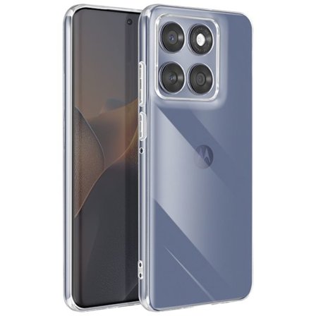 Kuori - ILMOITA - Edge 60 Fusion ja Edge 60 - Pehmeä Silikoni - Läpinäkyvä - Iskunkestävä