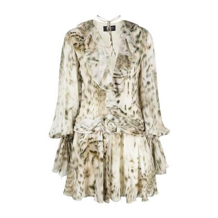 Blumarine, Short Dresses Beige, Dames, Maat:S