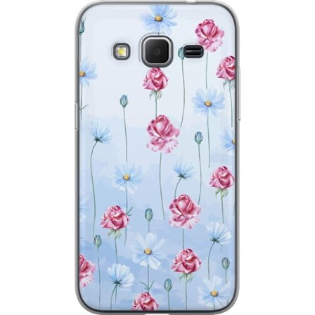 Kompatibelt Mobildeksel til Samsung Galaxy Core Prime Petal Reverie Sky Blue