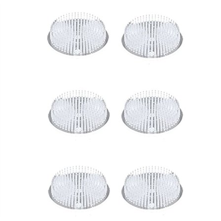 6 kappaletta kukkasammakkoa, 2,75 tuuman muoviset kukkatapit, kukkasammakot asetelmiin 3 minikupilla, läpinäkyvä