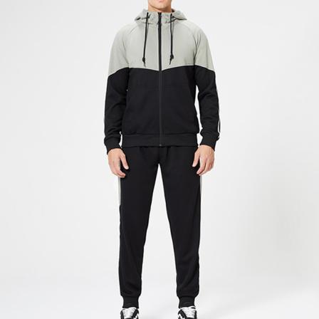 Träningsoverallset Med Huva För Män Set Joggingset