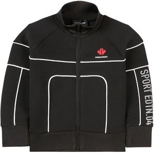 Kids - Dsquared2 Black Logo Tracksuit Jacket - Coats and jackets - 6 years - Black