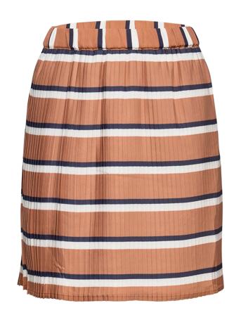 Rachel Pleat Skirt Brown The New