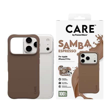 PanzerGlass CARECASE FASH SAMBA ESPRESSO W. MAGSAFE IPHONE ACCS