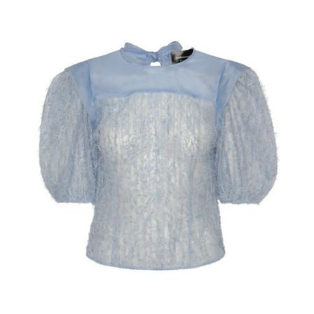 Custommade, Darianna Blouse Blauw, Dames, Maat:XL