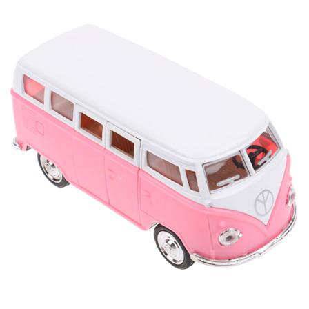 Buss Legering Diecasts Toy Pull Back Bilmodeller För Barn