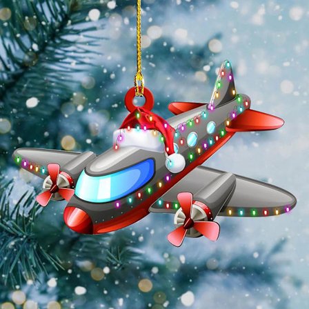 Flyvemaskine- og Bil-Julepynt - Charmerende Julepynt til Jule- og Nytårsfest