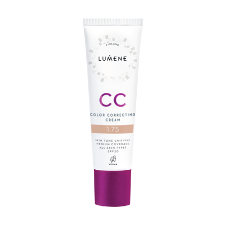 Lumene CC Color Correcting Cream SPF20, Farge 1.75, 30 ml