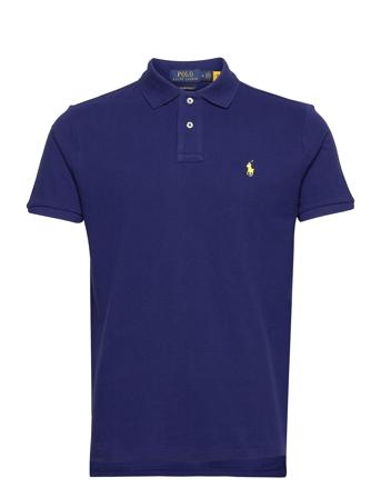The Iconic Mesh Polo Shirt Designers Polos Short-sleeved Blue Polo Ralph Lauren