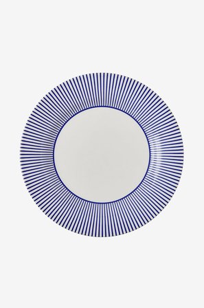 Spode - Tallrik Steccato 27,9 cm - Blå - Porslin - Från Homeroom
