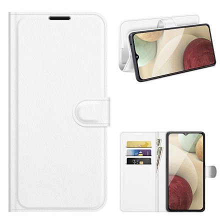 Classic Samsung Galaxy A22 4G flip etui - Hvit
