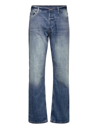 Weekday Meteor Low Rise Relaxed Straight Leg Jeans - Blue - 36 x 32