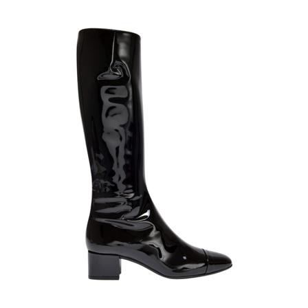 Carel Malaga Støvler in Patent Leather Sort, Dame, Størrelse: 39 EU