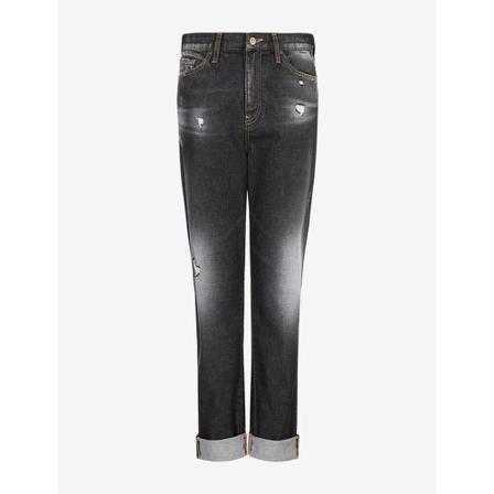Armani Exchange, Straight Jeans Zwart, Dames, Maat:W29