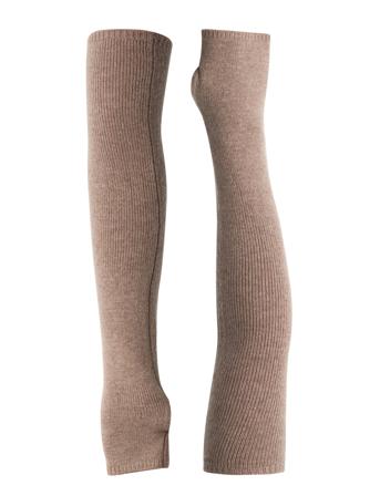 Woona Arm Warmer Accessories Gloves Gloves Beige Becksöndergaard*Betinget Tilbud