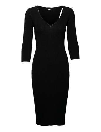 Florie Vn Swtr Dress Black GUESS Jeans