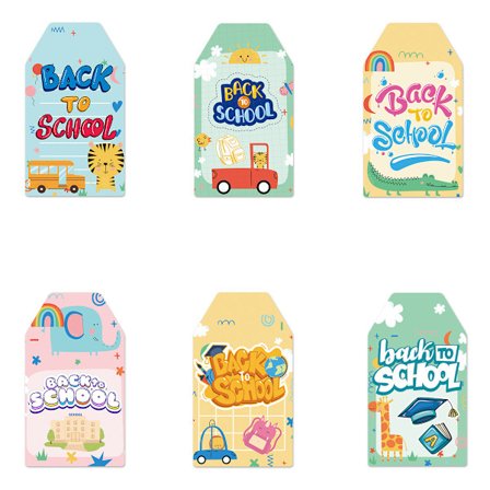 Tillbaka till skolan-säsong Hänglappar Tematiska Dekorativa Presentberlocker
