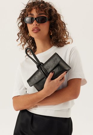 Latalia-Barletta Shiny Leather Bag-Onesize