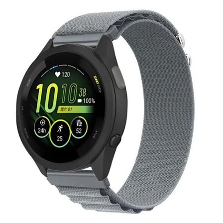 22mm 20mm Nylonarmband kompatibelt med Garmin Forerunner 165 55 265 965 Alpine Loop Armband Garmin Venu 3/Vivomove Trend/Active 5