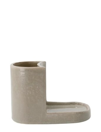 meraki Brush And Soap Holder, Datura, Shellish Grey - Grey - ONE SIZE