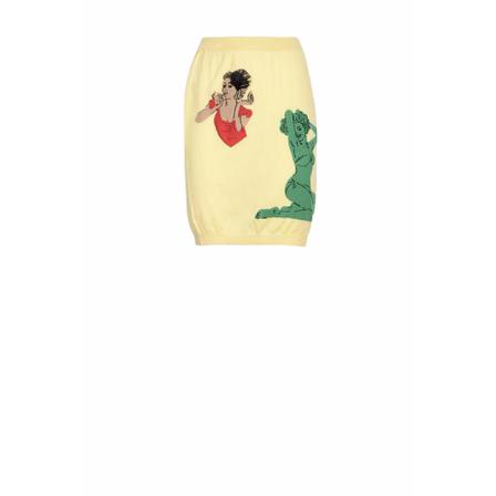 Moschino Nederdel Gul, Dame