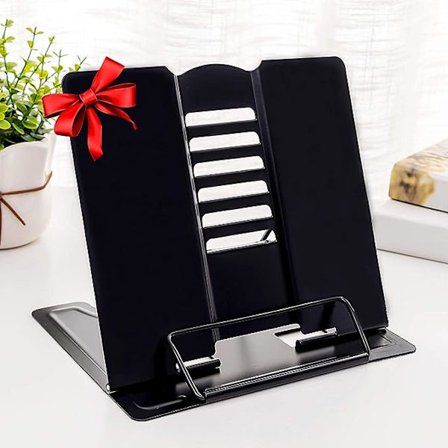 Metallisk Leseholder, Foldsom Hylle, Oppskrifter, Lærebøker, Ark