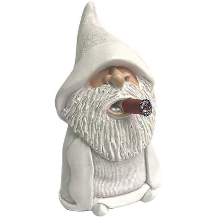 Havenisse Sjov Havepynt GNOME Mand Havenisse Langfinger Havenisse Humor Udendørs Have Resin Haveskulptur